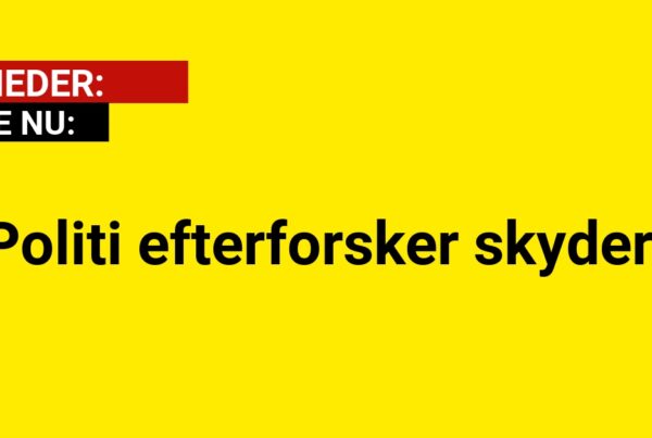 Politi efterforsker skyderi