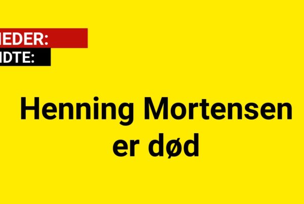 Henning Mortensen er død