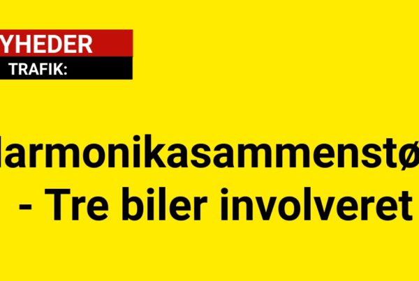 Harmonikasammenstød - Tre biler involveret