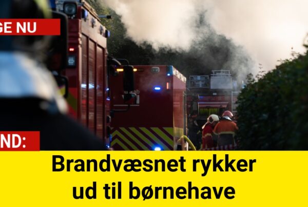 Brandvæsnet rykker ud til børnehave