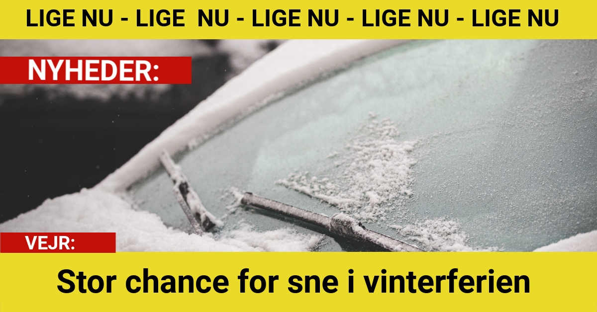 Stor chance for sne i vinterferien