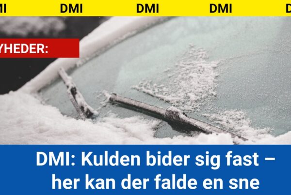 DMI: Kulden bider sig fast – her kan der falde en sne