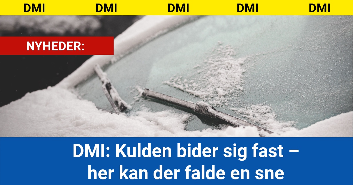 DMI: Kulden bider sig fast – her kan der falde en sne