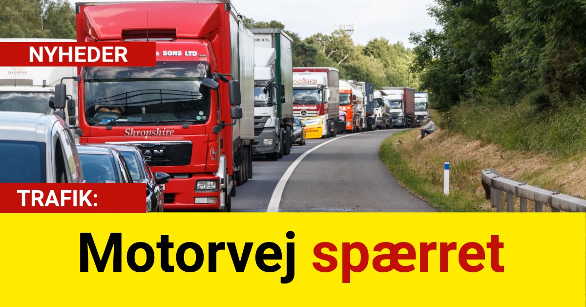 Motorvej spærretMotorvej spærret