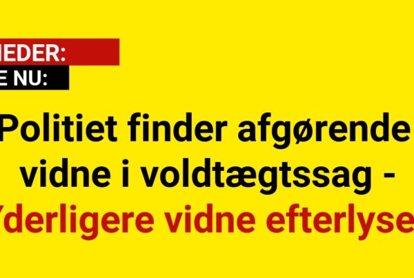 Politiet finder afgørende vidne i voldtægtssag - Yderligere vidne efterlyses