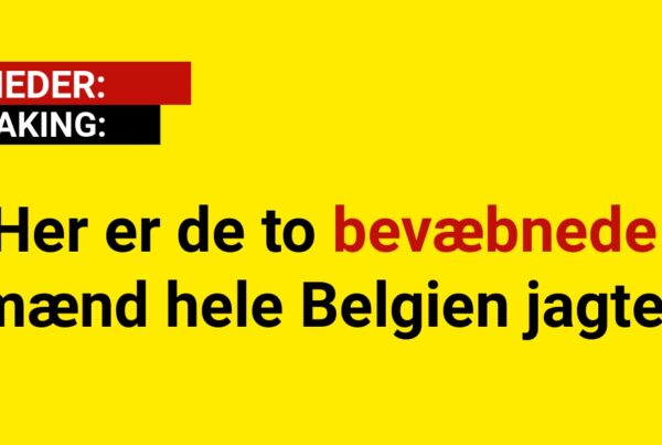 Her er de to bevæbnede mænd hele Belgien jagter