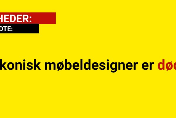 Ikonisk møbeldesigner er død