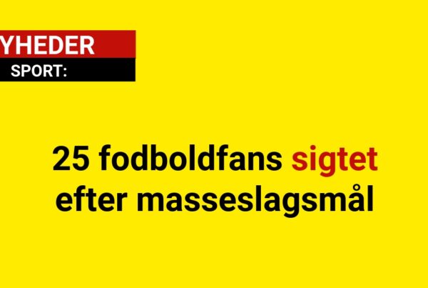 25 fodboldfans sigtet efter masseslagsmål