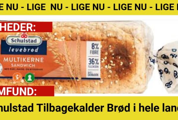 Schulstad Tilbagekalder Brød i hele landet