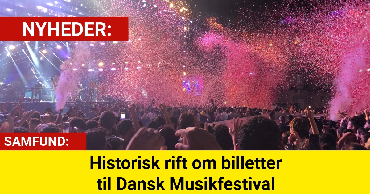 Historisk rift om billetter til Dansk Musikfestival