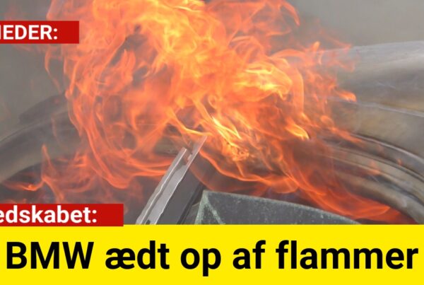 BMW ædt op af flammer