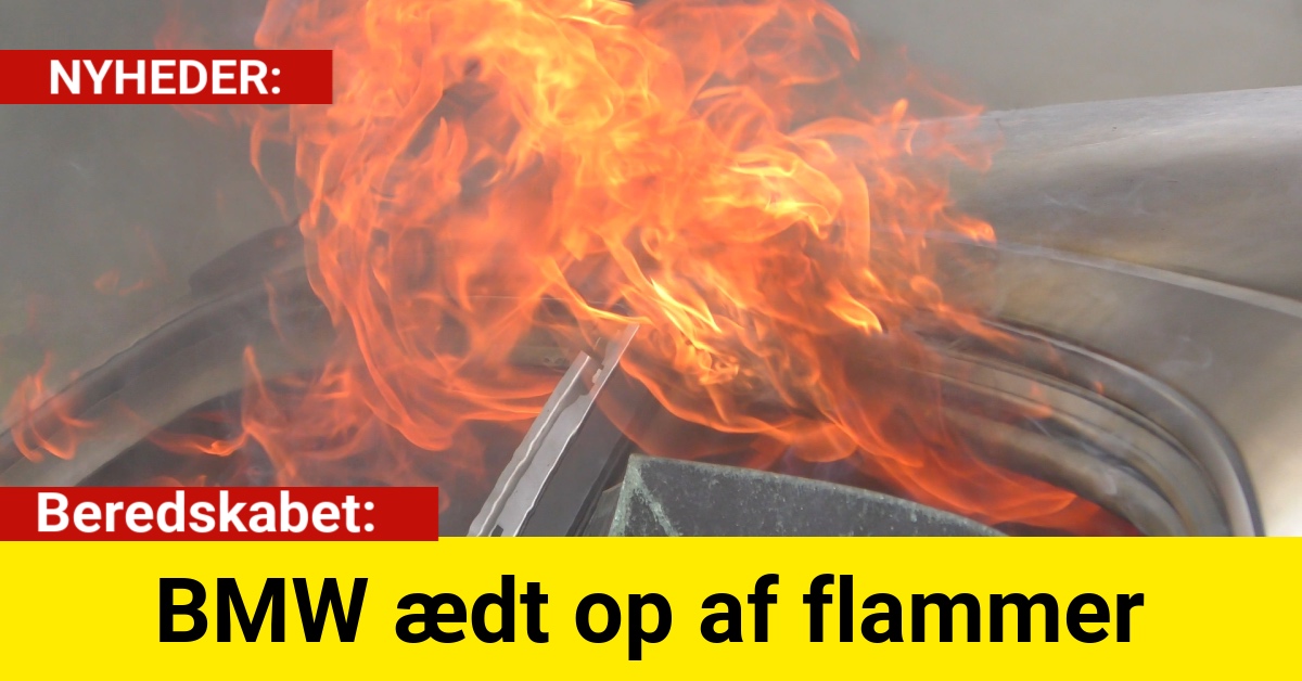 BMW ædt op af flammer