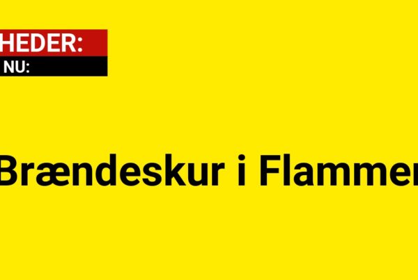 Brændeskur i Flammer