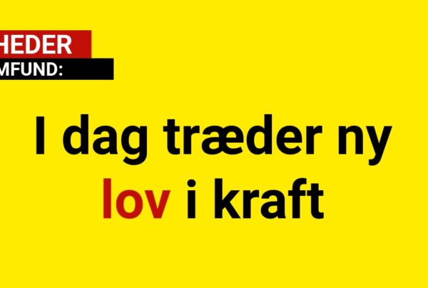 I dag træder ny lov i kraft