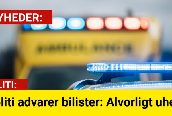 Politi advarer bilister: Alvorligt uheld