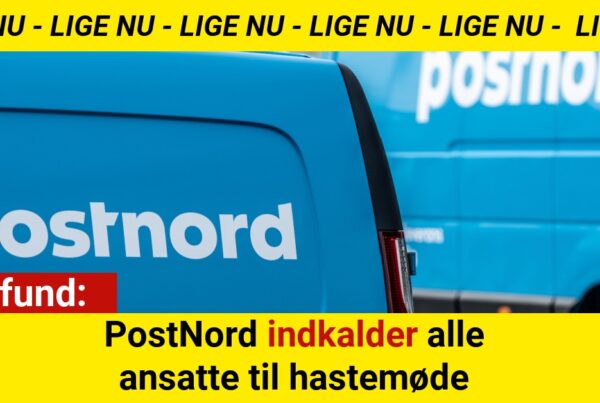 PostNord indkalder alle ansatte til hastemøde