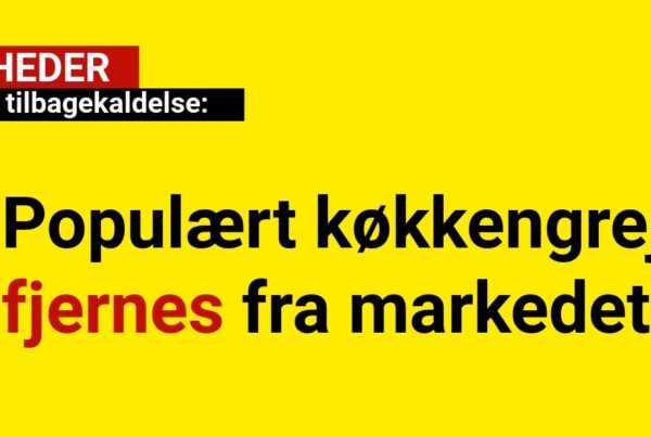 Stor tilbagekaldelse: Populært køkkengrej fjernes fra markedet