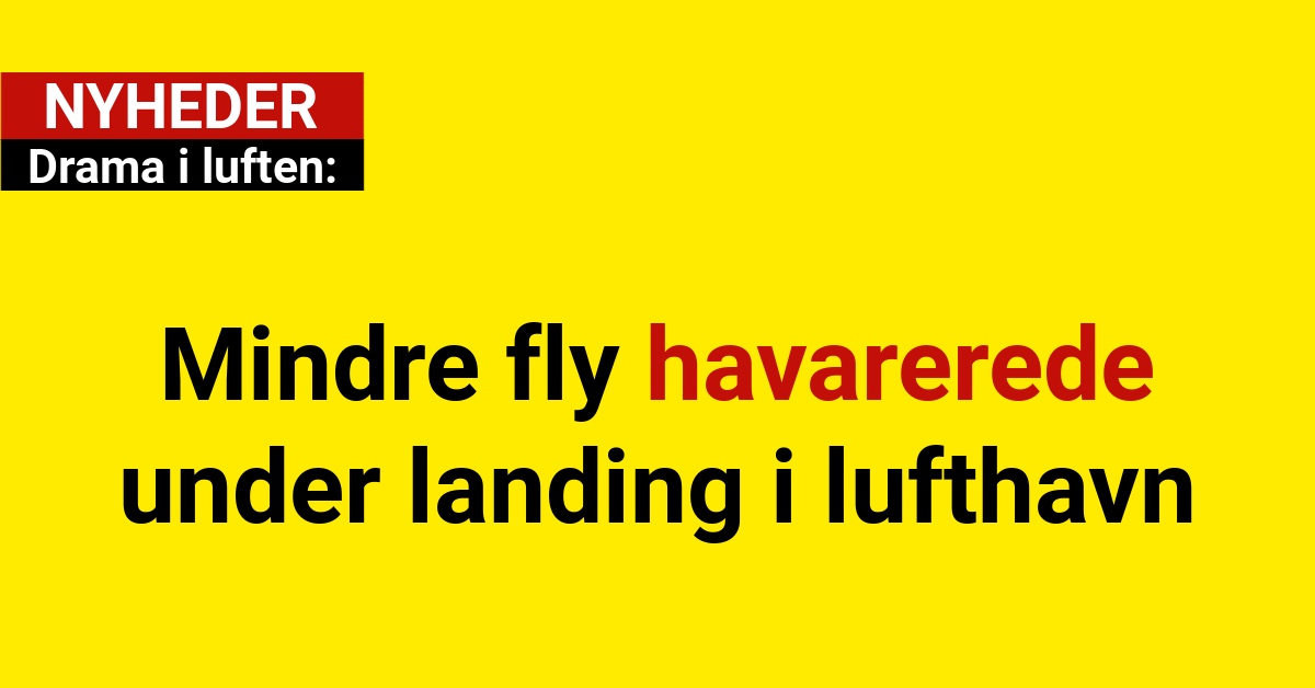 Drama i luften: