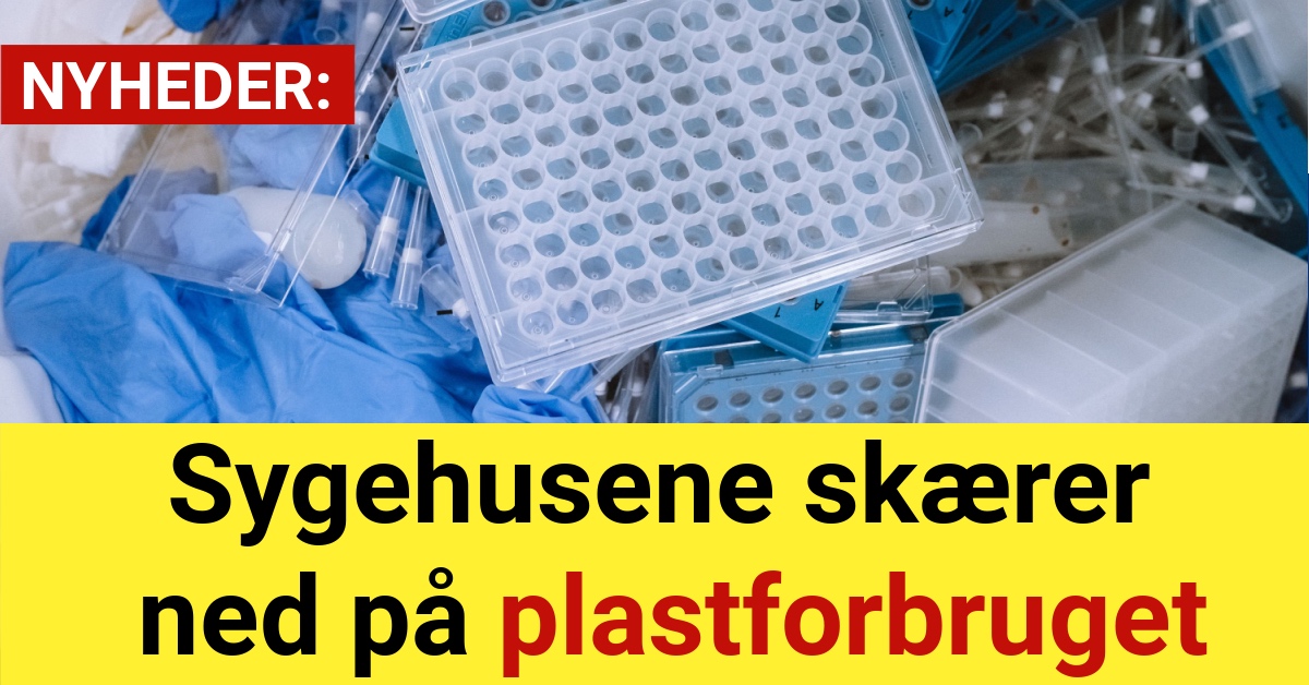 Sygehusene skærer ned på plastforbruget