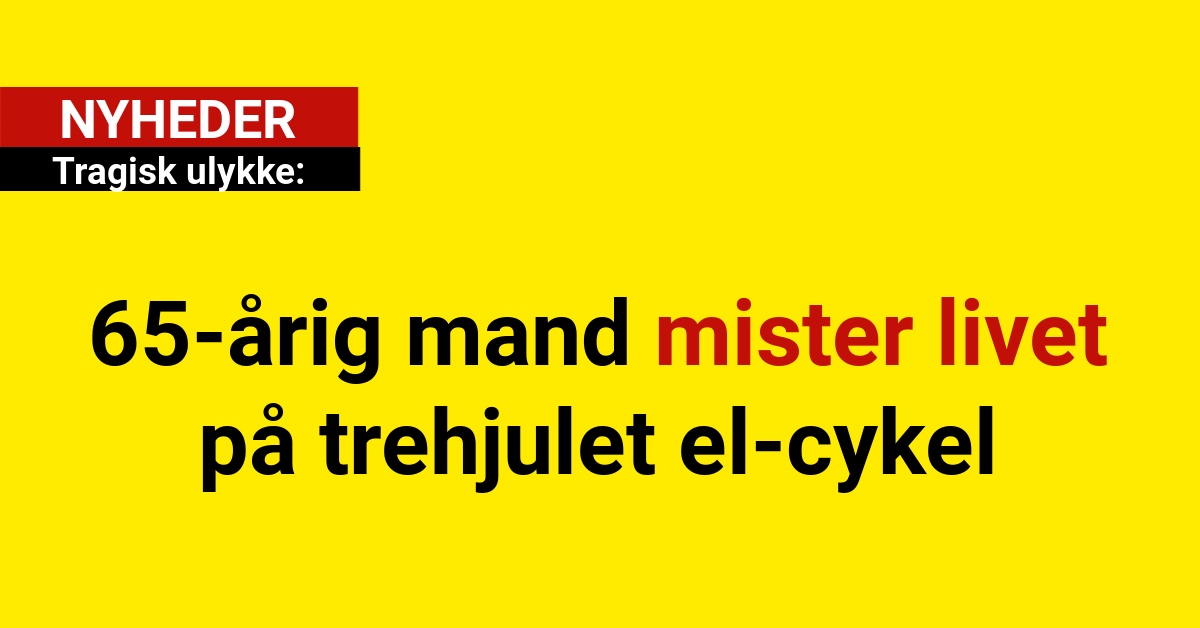 Tragisk ulykke: