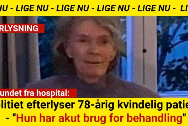 Forsvundet fra hospital: