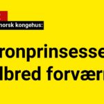 Chokmelding fra norsk kongehus: Kronprinsesses helbred forværret