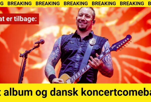 Volbeat er tilbage: Nyt album og dansk koncertcomeback