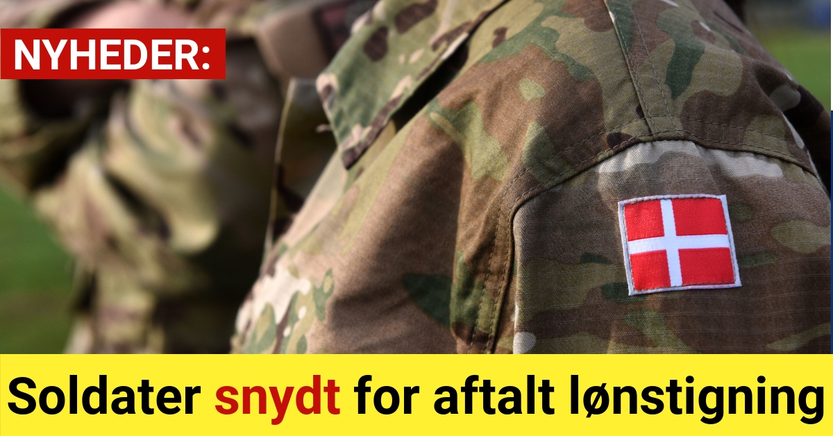 Soldater snydt for aftalt lønstigning