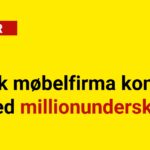 Dansk møbelfirma konkurs med millionunderskud