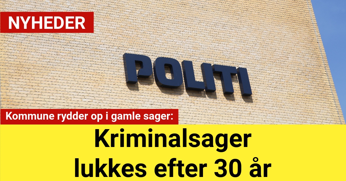 Kommune rydder op i gamle sager: