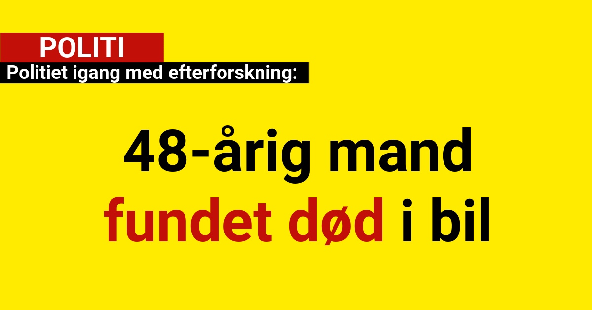 Ingen tegn på kriminalitet, men efterforskningen fortsætter