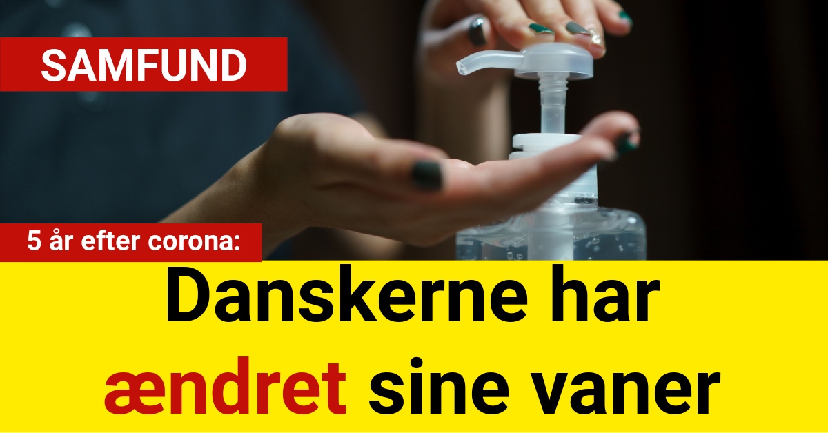 danskerne har ændret sine vaner