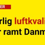 Forurening i luften: Dårlig luftkvalitet har ramt Danmark