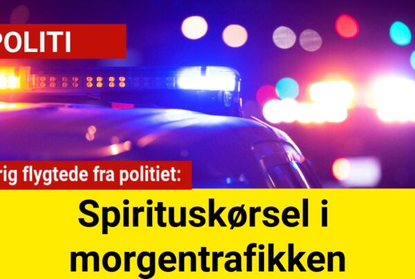 45-årig flygtede fra politiet