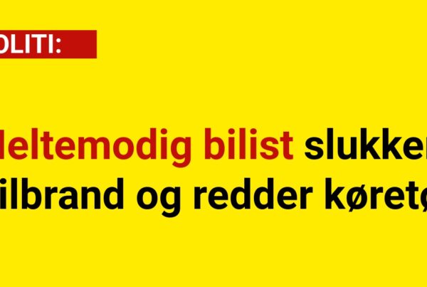 Heltemodig bilist slukker bilbrand og redder køretøj