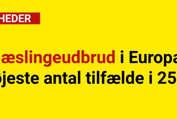 Mæslingeudbrud i Europa: Højeste antal tilfælde i 25 år