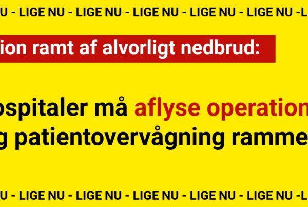 Region ramt af alvorligt nedbrud: