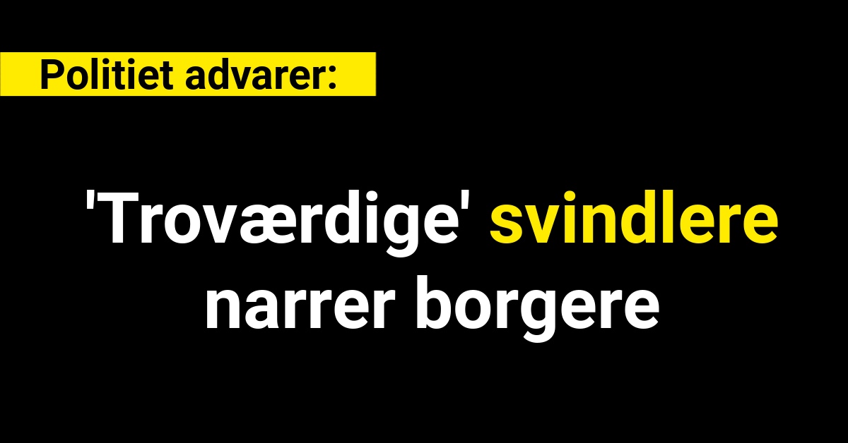 Politiet advarer: