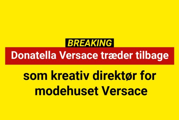 Donatella Versace træder tilbage