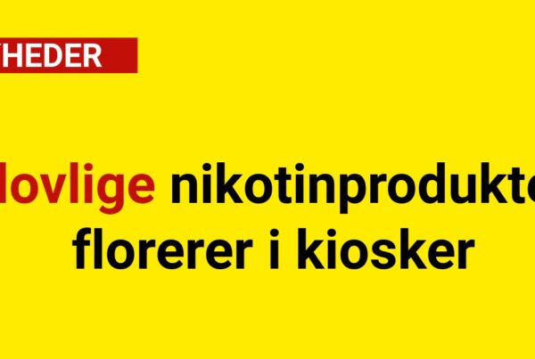 Ulovlige nikotinprodukter florerer i kiosker