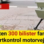 Næsten 300 bilister fanget i fartkontrol motorvejen