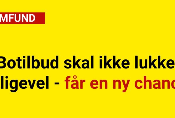 Botilbud skal ikke lukke alligevel - får en ny chance