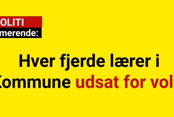 Alarmerende: Hver fjerde lærer i Kommune udsat for vold