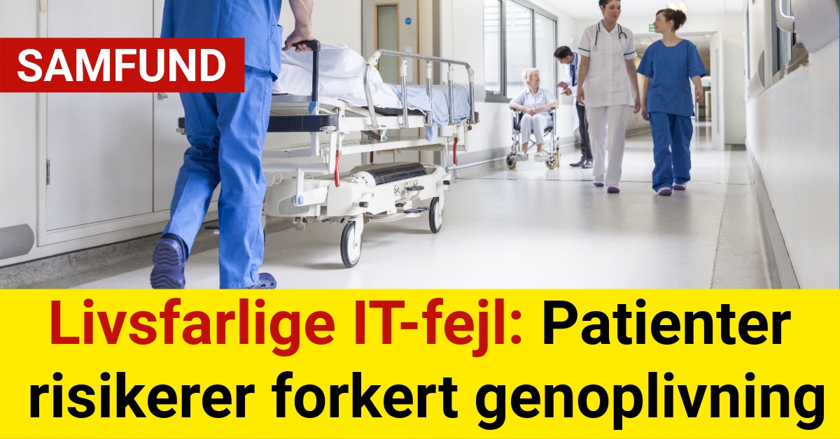 Livsfarlige IT-fejl: Patienter risikerer forkert genoplivning