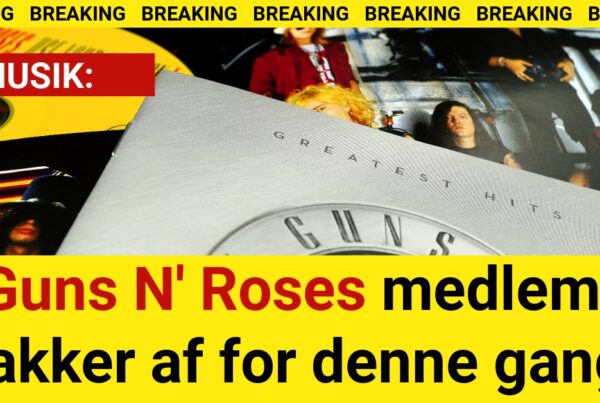 Guns N' Roses medlem takker af for denne gang