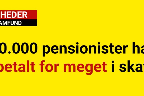 60.000 pensionister har betalt for meget i skat 