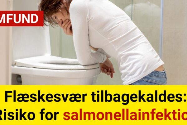 Flæskesvær tilbagekaldes: Risiko for salmonellainfektion