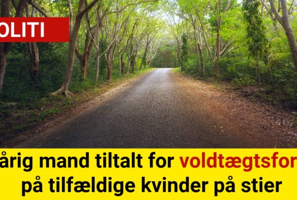 24-årig mand tiltalt for voldtægtsforsøg på tilfældige kvinder på stier