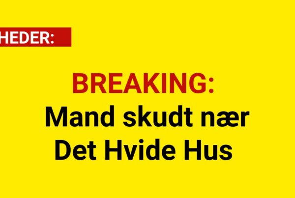 BREAKING: Mand skudt nær Det Hvide Hus