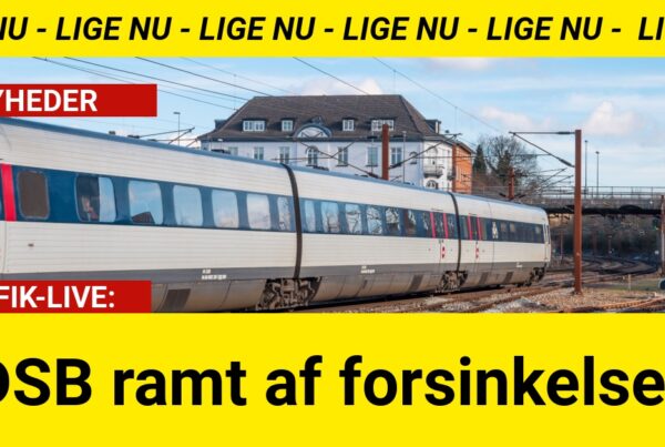 DSB ramt af forsinkelser